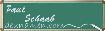 Paul Schaab Visitenkarte